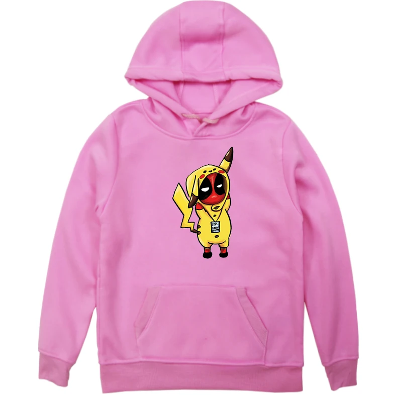 Hoodies 7 Лидер продаж, осенне-зимнее пальто Новые толстовки с принтом Покемон Пикачу Детские толстовки для мальчиков Детский ребенок дошкольного возраста девочки младенец, одежда - Цвет: Hoodies 7