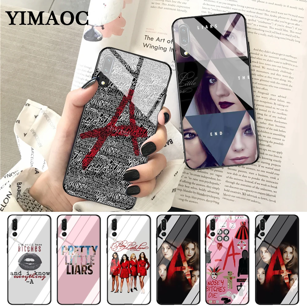 YIMAOC Pretty Little Liars PLL tv Show Гибридный стеклянный чехол для Huawei P10 Lite P20 Pro P30 P Smart honor 7A 8X9 10