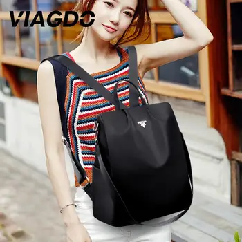 

Backpack Anti-Theft Backpack Women'S Fashion Shoulder Bag Beauty Lady Multifunctional 31*15*31cm Oxford Fabric 4 Colors