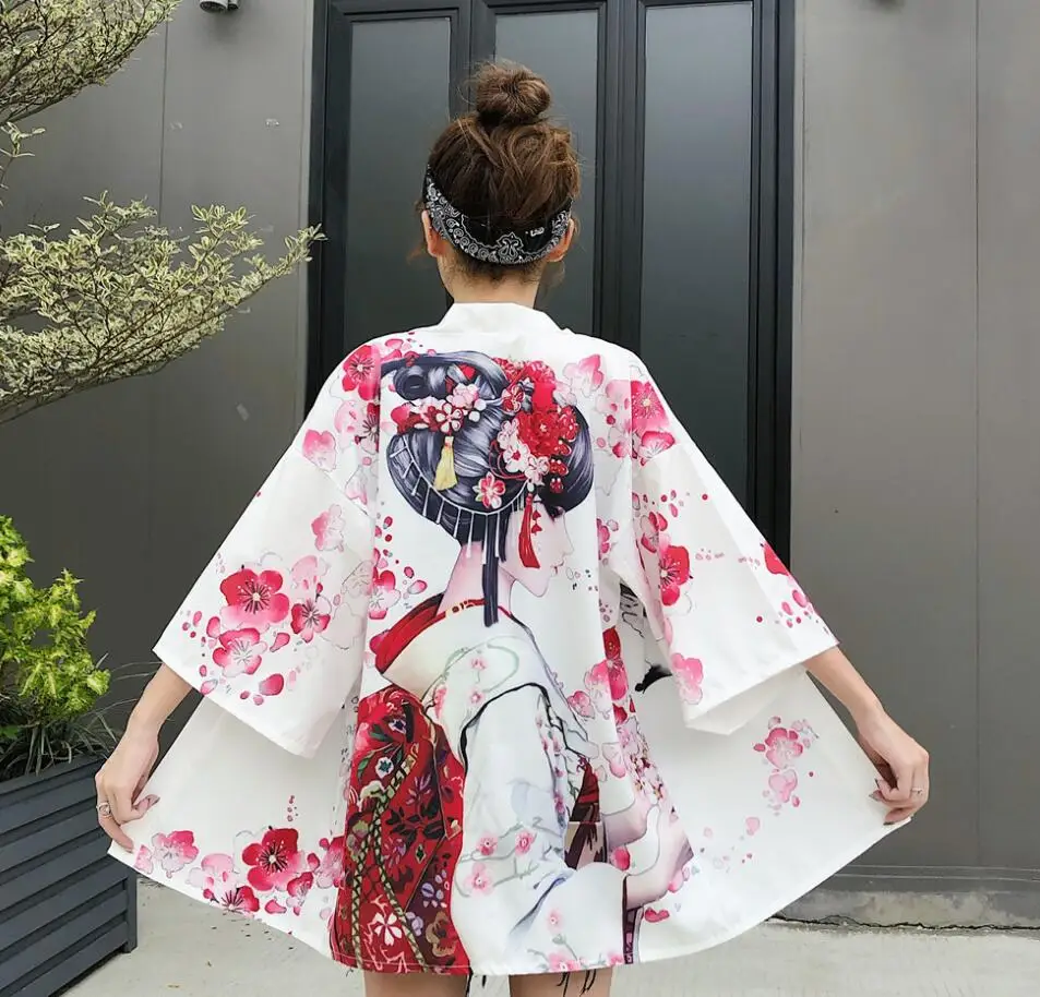 Летние традиционное японское кимоно японская одежда традиционные японские кимоно женское кимоно юката для женщин - Цвет: styleA