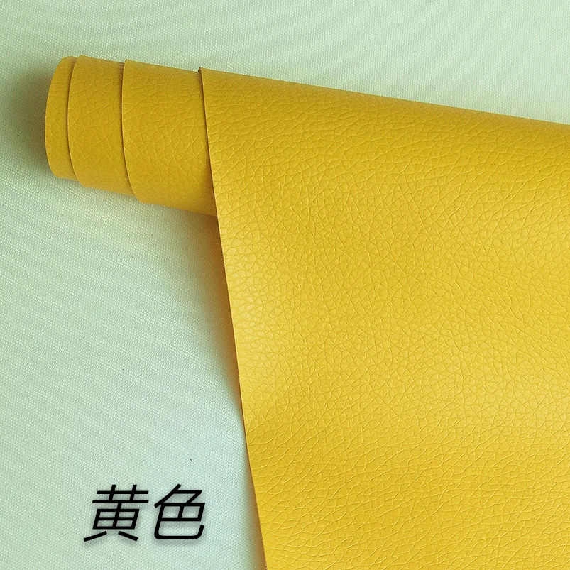 20x30cm Self Adhesion Litchi Faux Synthetic Leather Patches Big Multicolor PU Sofa Hole Repair Car Sticker Decoration Waterproof