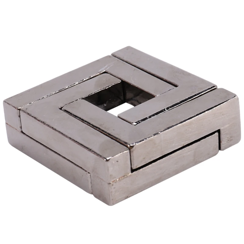 

Alloy Square Lock Puzzle Brain Tester Iq Test Kids Adults ligent Toys For Child Talent Educational Toys 1Pcs