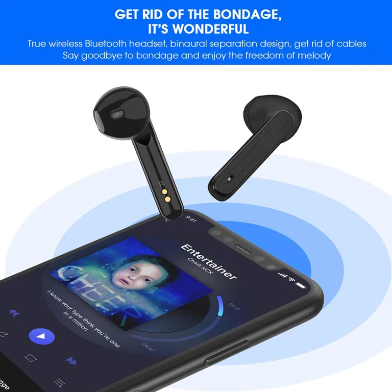 Oppselve 5 0 Wireless Bluetooth Earphone for iPhone 11 Pro Max XS XR X 2020 New Headphone With Charging Box for Huawei P30 P20