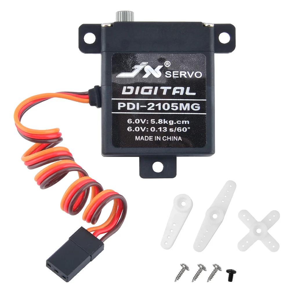 JX PDI 2105MG металлический Шестерни 4 8 V 6V 5 Кг высокий крутящий момент Стандартный