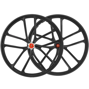 

Mountain Bike Disc Brake Wheel Rim 20Inch MTB Bicycle Alloy Integrated Wheel Before and After Wheel Rims+Quick Release