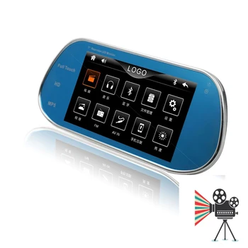 

7inch HD Mirror Monitor Full Touch Screen LCD Rearview Monitors With MP5 Bluetooth Support 1080P Movie Phone Link