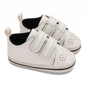

Leather Newborn Baby Shoes Baby Boy Shoes Fall Soft Soled Trainers Baby Sneakers First Walker Breathable Infant Shoes 0-18M D35