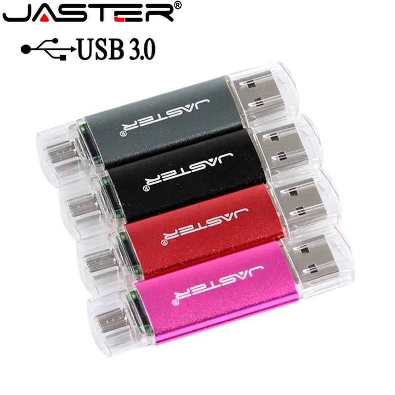 JASTER USB 3 0 смартфон флэш накопитель OTG Micro 4 ГБ 8 16 32 64 ГБ|USB флэш-накопители| |