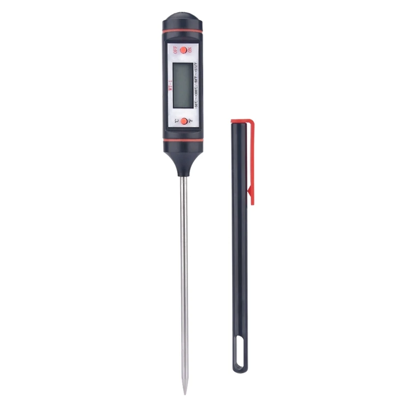 

Digital Thermometer BBQ Grill Meat Cookie Tool Car Air Conditioning Temperature Gauge Detector Baby Food Bath Water Thermometer