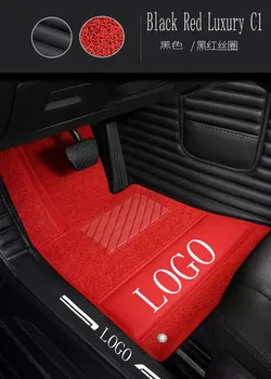 

"Car floor mats with Logo/Brand Logo for BMW 7 series E65 E66 F01 F02 G11 G12 730i 740i 750i 730d anti slip foot case rugs liner