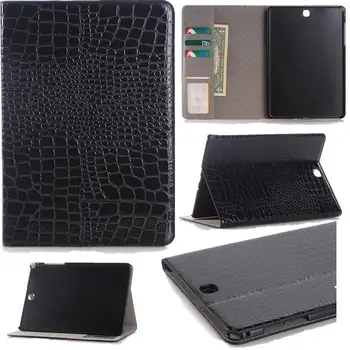 

Luxury Crocodile Pattern Leather Case for Samsung Galaxy Tab A 9.7 T550 T555 case for Samsung Tab A P550 P555 + Stylus + Film