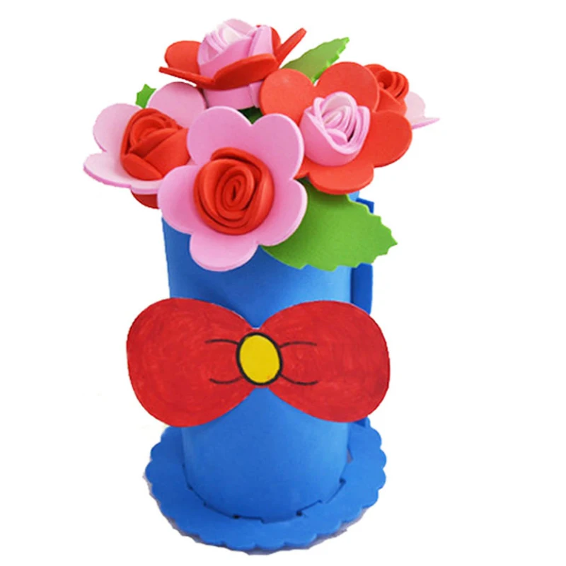 Saizhi креативный ручной работы EVA цветочный горшок игрушка для детей DIY ремесленные наборы креативный детский сад Развивающие детские игрушки для девочек Подарки