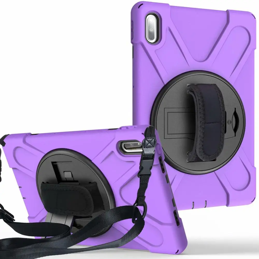 

For HUAWEI MatePad 10.4 Case stand Cover Full Protection Holder With Pen Slot Hand And Shoulder Strap For BAH3-W09 BAH3-AL00