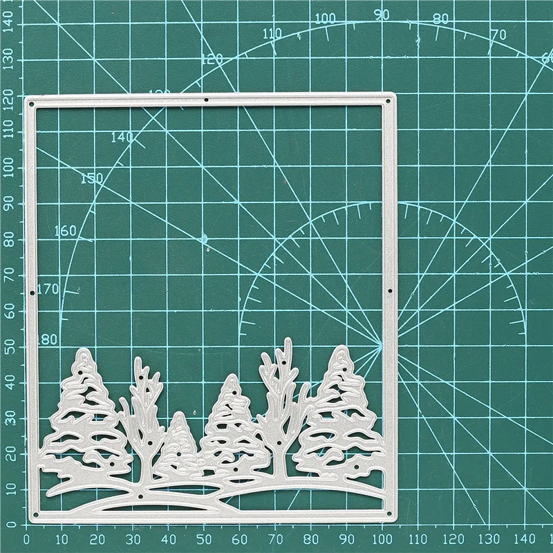 

DiyArts Forest with Snow Dies Christmas Frame Metal Cutting Dies Scrapbooking Album Embossing Stencil Craft Dies Card Decoration