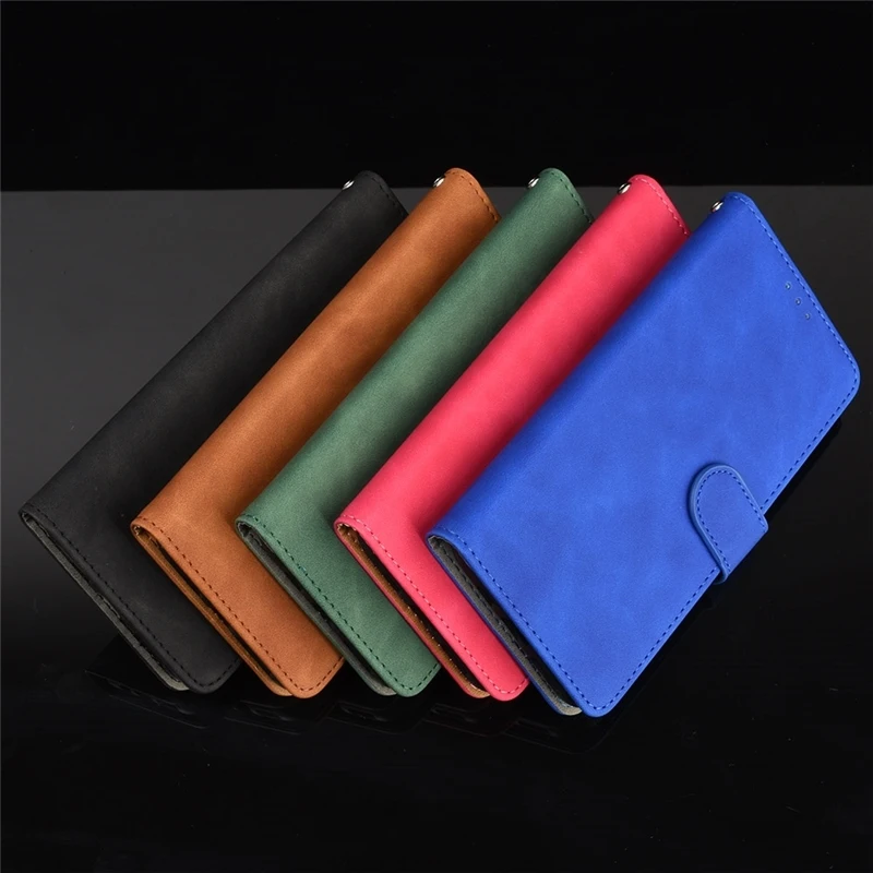 For LG Wing 5G Mobile Phone Protective Case Solid Color Magnetic Buckle Horizontal Flip Calf Texture PU Leather Case with Holder