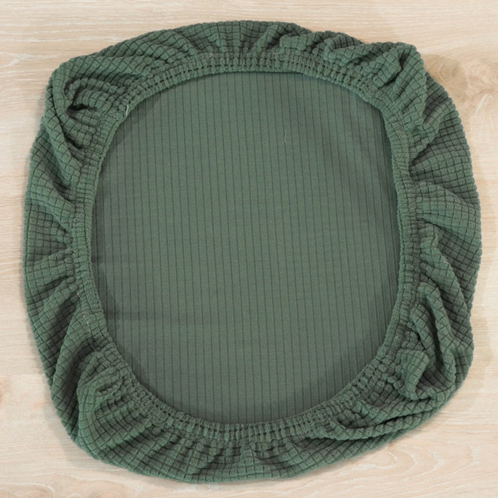 Universal Spandex Stretch Wedding Dining Room Chair Seat Cushion Covers Removable  Elastic Seat Case Living Room Slipcover