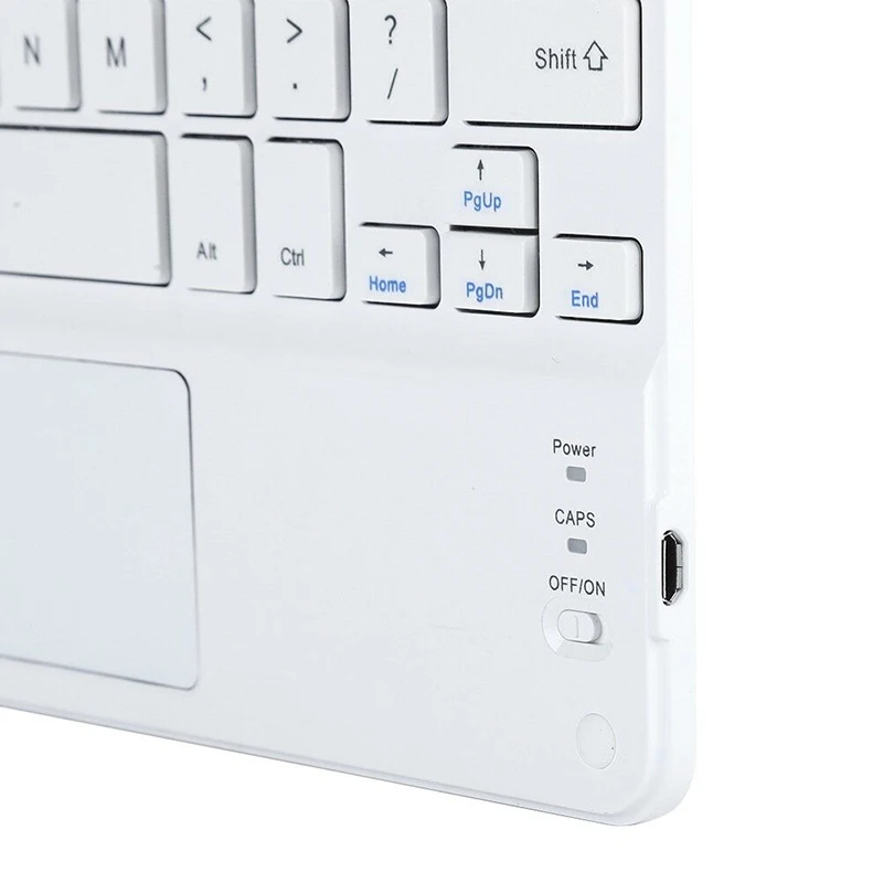 Беспроводная мини-клавиатура Bluetooth 3,0 с сенсорной панелью мыши для iOS Android Windows GT66