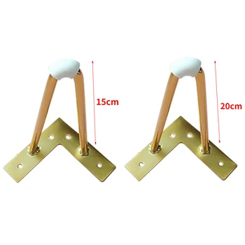 

4Pcs 6 Inch Gold Hairpin Legs Protectors for Furniture Legs Sofa Cabinet Furniture Leg Feet Coffee Tea Bar Stool Chair