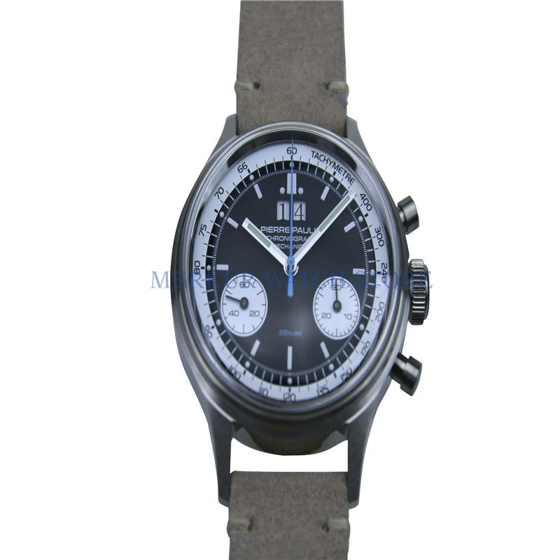 MERKUR PIERRE PAULIN TianJin 1963 ST1901 Movement Chronograph Mechanical  mens Pilot watch Big Date - AliExpress Watches