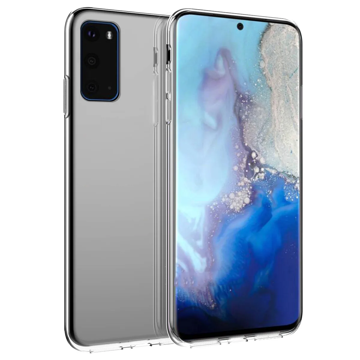 Прозрачный чехол для телефона Samsung Galaxy S20 Ultra Plus Ультратонкий Мягкий из ТПУ Xcover 4