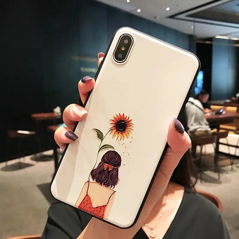 Милый чехол для девочек iphone 7 8 6 6s Plus Apple 11 Pro 11Pro XR X XS Max 5s se 5 s SE 2020|Бамперы| |