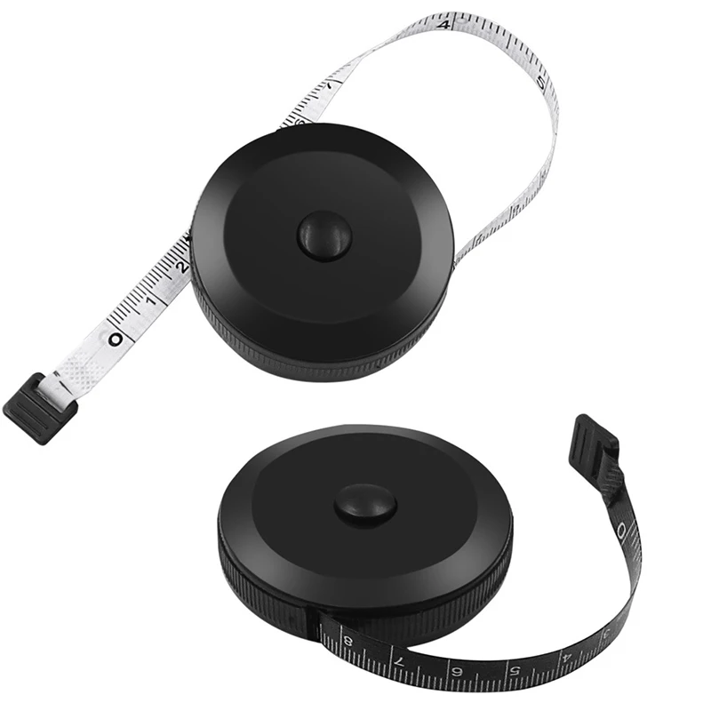 surface roughness gauge 1.5M/60Inch Sewing Tailor Tape Measure Body Measuring Ruler Soft Centimeter Meter Dual Sided Retractable Tools Sewing Tools electromagnetic radiation detector