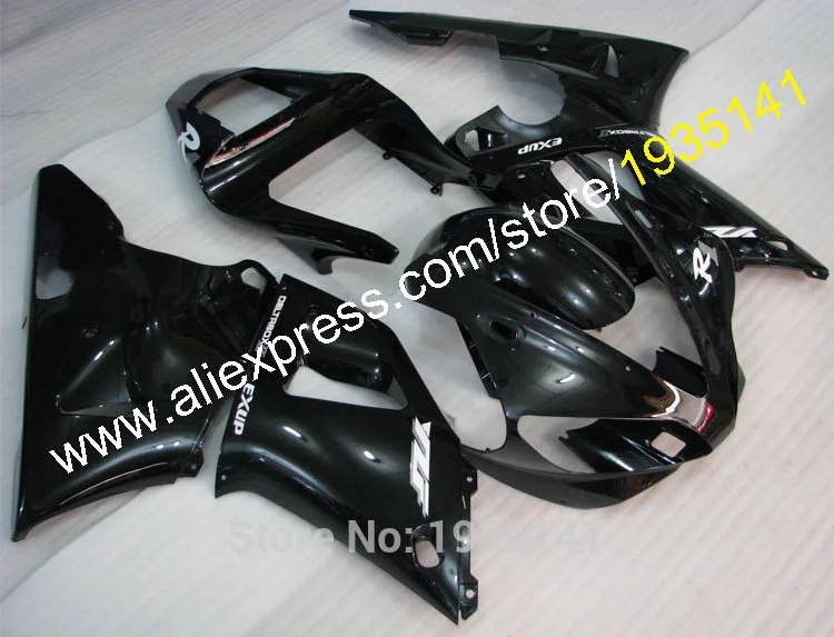 Для Yamaha YZF1000 R1 2000 2001 YZF блестящий черный комплект кузова мотоцикла обтекатель