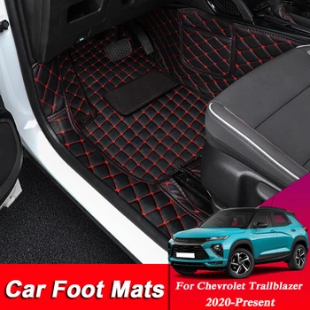 

3pcs Car Floor Mats Set Leather For Chevrolet Trailblazer 2020-Present Cover Mat Styling Foot Protector Pad Internal Accessories