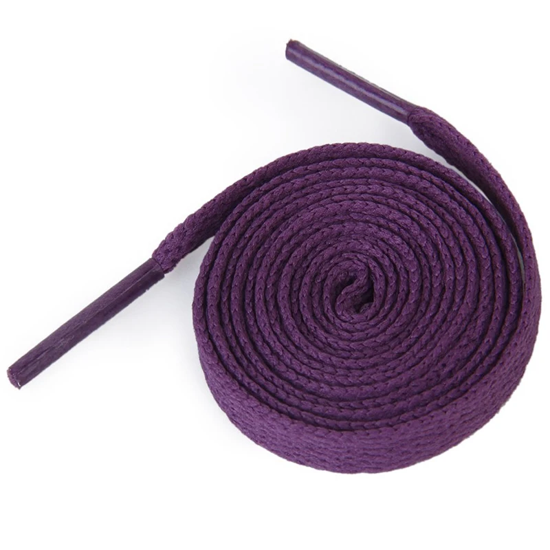 

JHD-24 Pairs of 12 Colors Flat Shoelaces Shoes Laces for Sneakers Boots 8mm 90cm