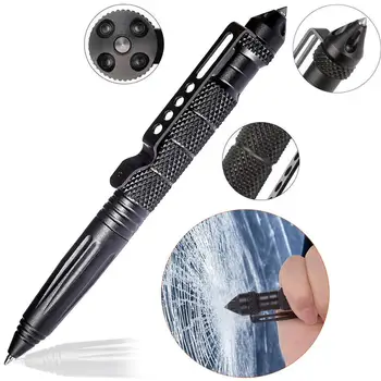 

Tactical Pen Self Defense EDC Pen Tool Multipurpose Outdoor Glass Window Breaker Bottle Opener Anti-skid Portable Survival Pen