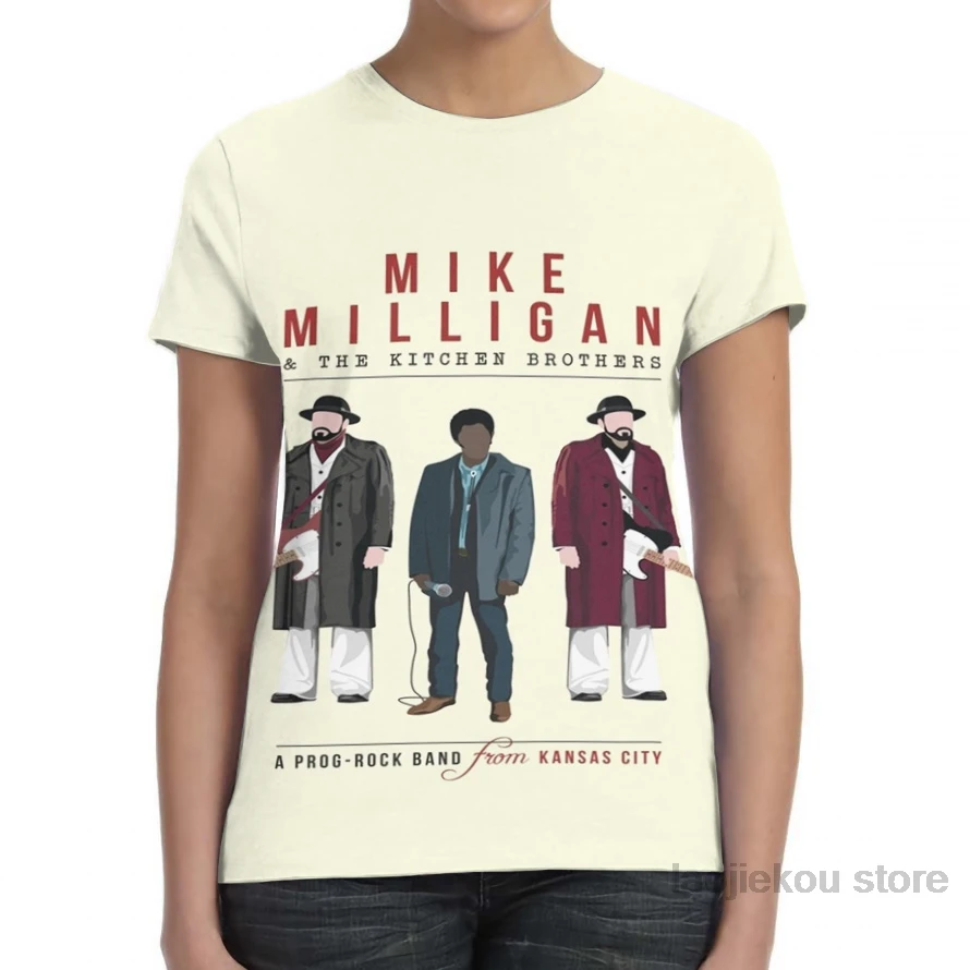 Футболка для мужчин с принтом «Mike Milligan& The kitchen Brothers-FARGO», модная футболка для девочек, летние футболки для мальчиков
