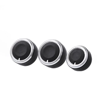 

3 Pcs A/C Air Condition Panel Control Switch Knob For VW Passat B6 Jetta Bora Golf Mk5