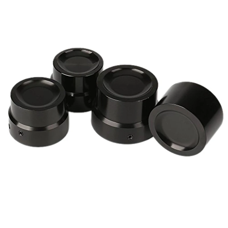 

Black Front Rear Axle Nut Cover Axle Caps Bolu for H arley 883 1200 Xl Dyna Fatboy Street Bob Super Glide V-Rod Softail(Pack 4)