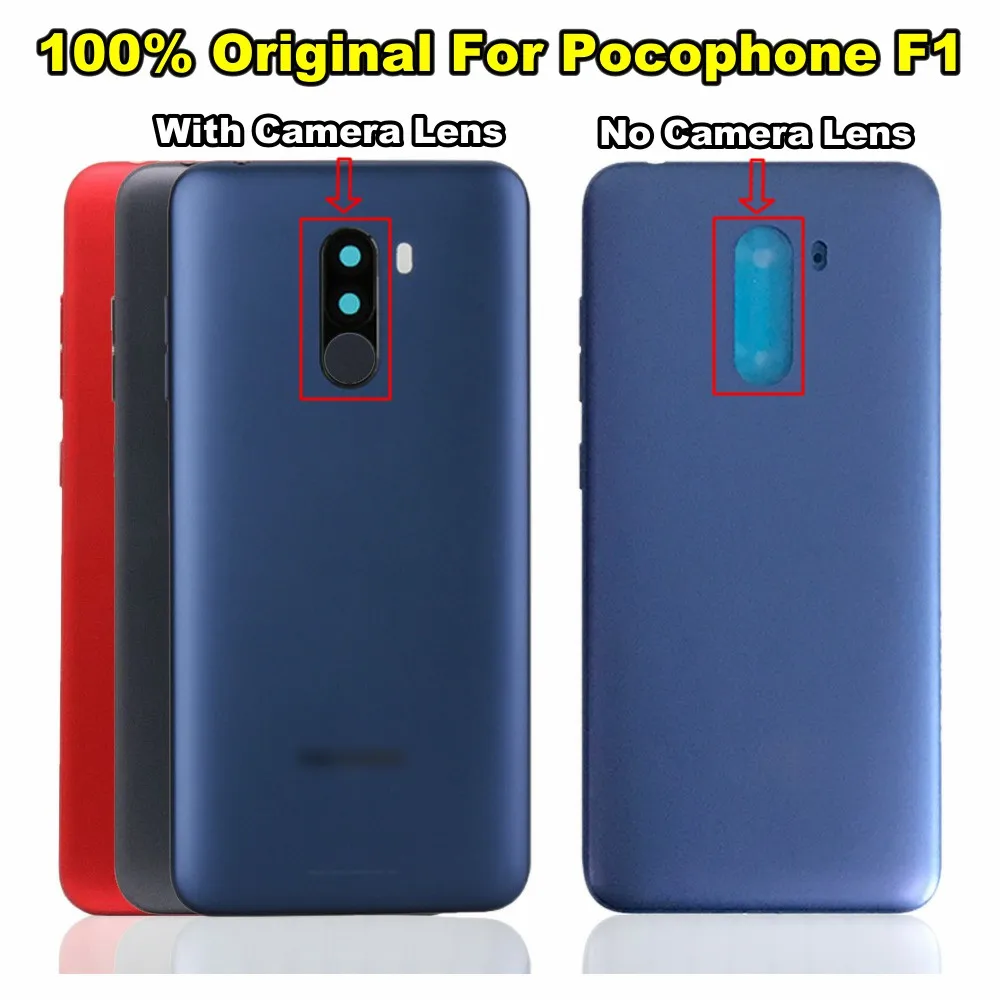 Оригинальный чехол для аккумулятора Xiaomi PocoPhone F1 задняя крышка корпуса Pocophone
