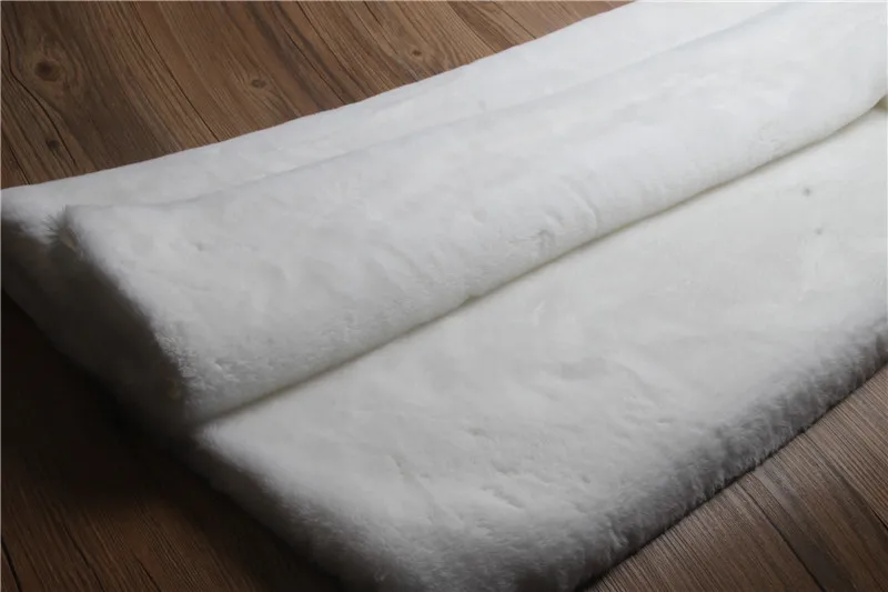 6 white 50X160 см Искусственный Ангорский волчок ткань утолщение материал МЕХ, DIY счетчик игрушек выставочный фон 900 г/м 12 мм толщина - Цвет: 6 white