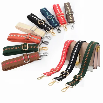 

Fashion Colored Belt Bag Belts Adjustable Wide Strap Parts For Accessories Handle Handbag Nylon For Women Shoulder Messenger Bag