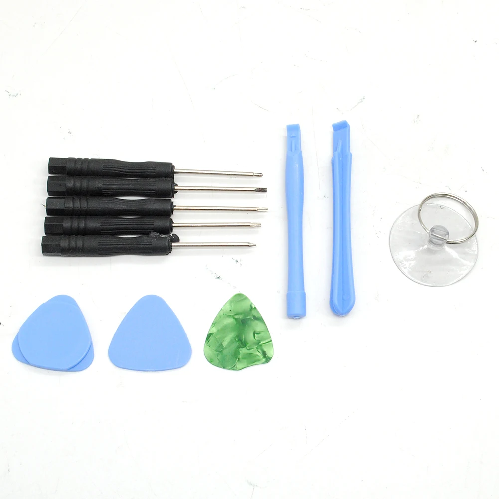 11pcs Repair Tool Set Shop Mobile Phone Opening Pry Bar Screwdriver Home Portable Sucker Disassembling Trilateral For IPhone | Мобильные