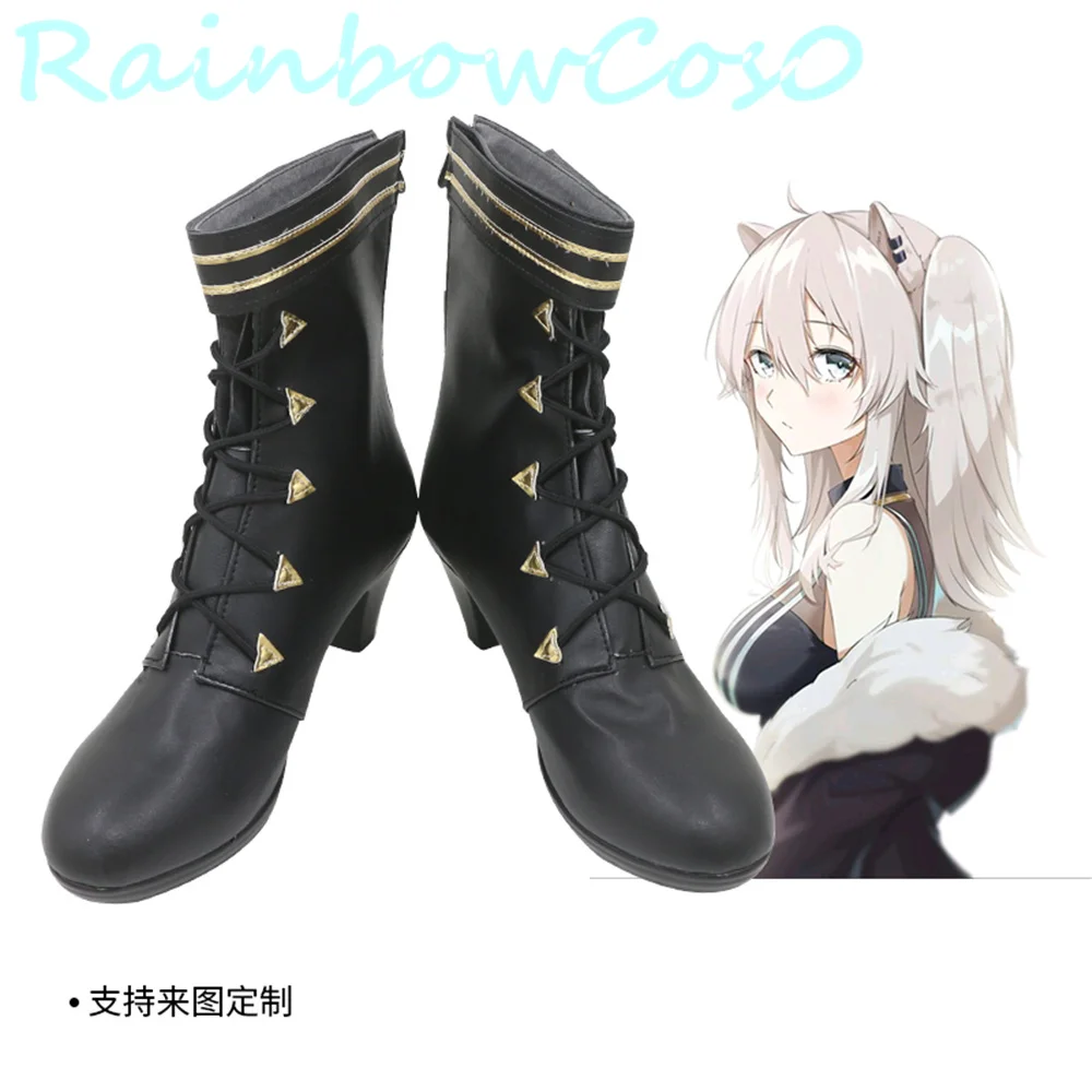 

Virtual YouTuber VTuber HOLOLIVE Shishiro Botan Cosplay Shoes Boots Game Anime Carnival Party Halloween Chritmas Rainbowcos0