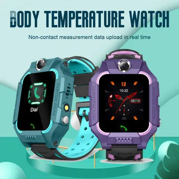 

Kids Smart Watch Camera Kid Child GPRS Tracker Body Temperature Monitor for Android iOS Children Anti Lost Kid Smart Watches E19