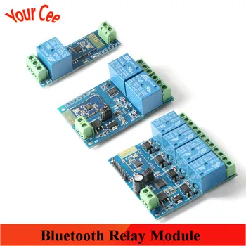 

Bluetooth Relay Module 1 2 4 Way Channel Wireless Bluetooth Remote Control Mobile Phone Switch Relay Module DC 12V
