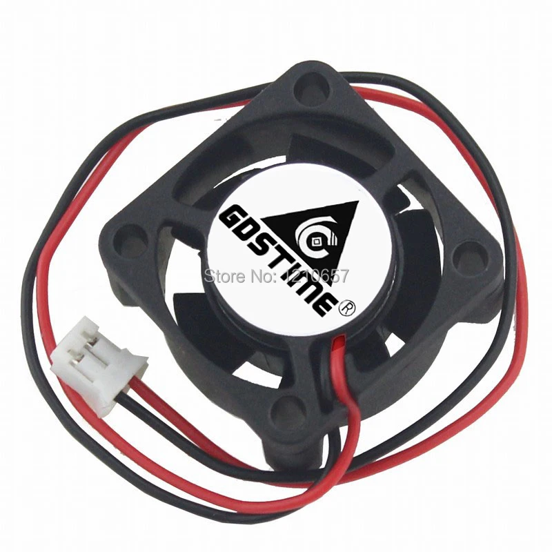 5 шт. Gdstime 25 мм 25x25x10 2Pin JST Dupont в 12 24 2510 втулка радиатор с шарикоподшипником мини