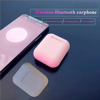 

Bluetooth Earphone I12 Tws Mini Wireless Colorful Handsfree Fingerprint Charging Headset Music Cordless Sport For All Smartpho
