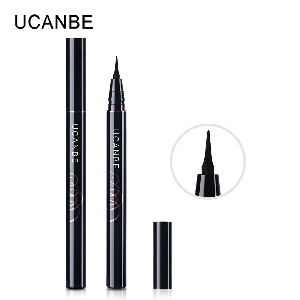 UCANBE бренд Жидкая подводка для глаз Markeup карандаш прохладные черные чернила пигментированные водонепроницаемые долговечные не выцветающие подводки для глаз карандаш косметика