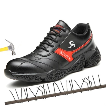 

Work shoes Indestructible Ryder Shoes Men And Women Steel Toe Air Safety Boots Puncture-Proof Work Sneakers Breathable Shoes