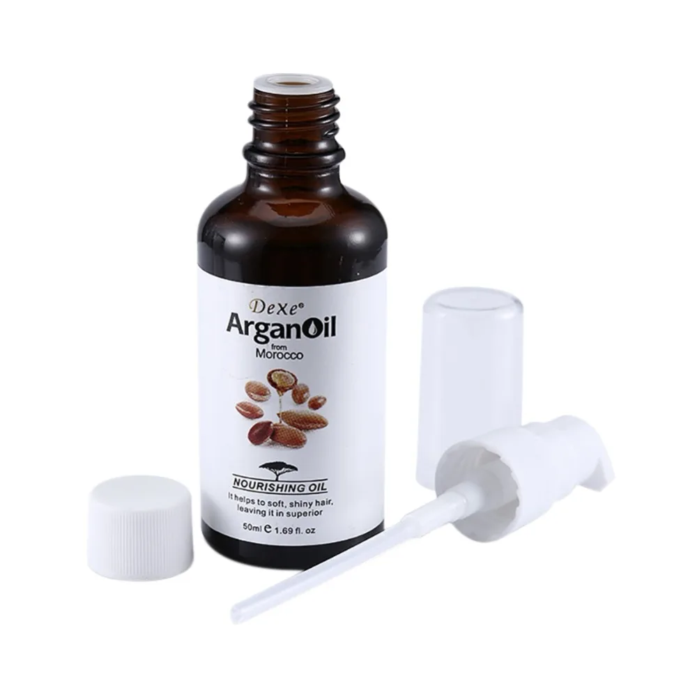 Pure Argan Oil Morocco Hair Treatment Oil Make Straight Shiny Hair Care 50ml.w Pure Argan Oil Morocco Hair Treatment Oil Make Straight Shiny Hair Care 50ml.w