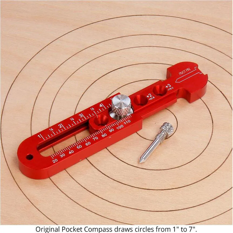 Aluminum Alloy pocket compass Woodworking Drawing Compass Circular Tool Adjustable Measurement Scribe Gauges | Инструменты