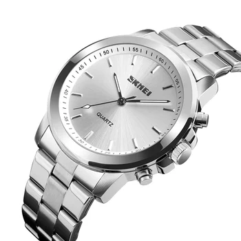 

SKMEI Bluetooth Men's Quartz Watch Sport Pedometer Calorie Casual App Remind Male Wristwatch Stainless Steel Clock Military 1324