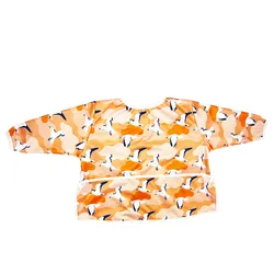 Bavoir imperméable à manches longues pour garçon, tablier d'alimentation pour enfant, en tissu, nouvelle collection 2021 