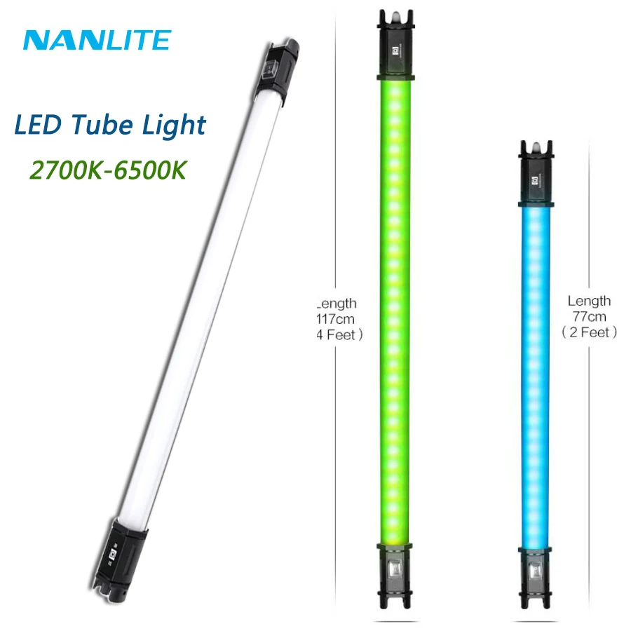 Nanlite Pavotube 15C 30C светодиодный ламповый светильник RGB Цвет 2700K 6500K ручной фотографии