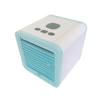

Mini air conditioner cooling desktop cooler Piano keys Leafless Humidification Purification Colorful night light